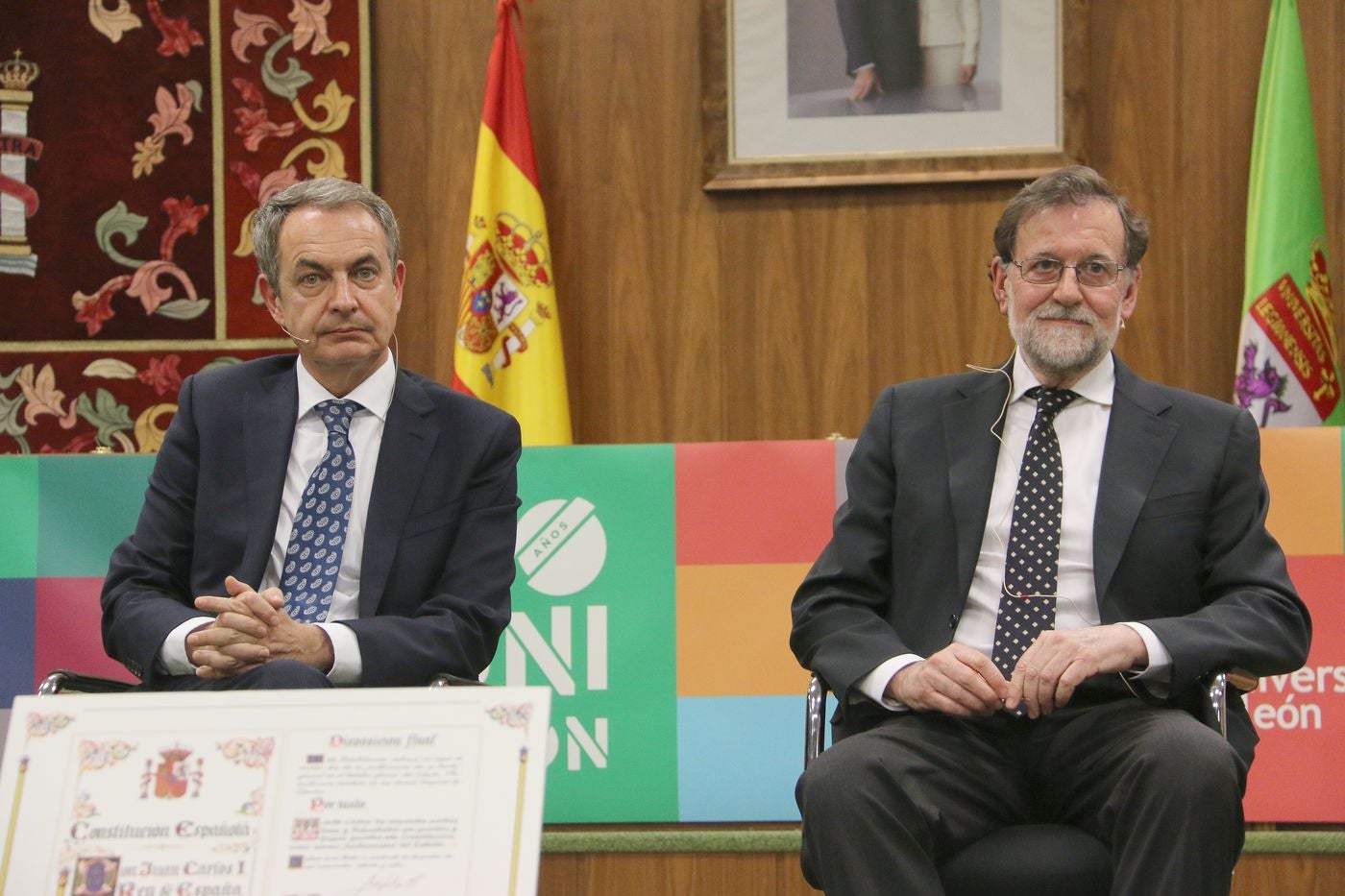 Los dos expresidentes del Gobierno se citan en León para hablar de los 40 años de la ULE y 40 años de la Constitución