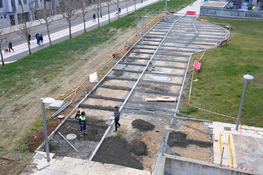 Fotos: Plan de aceras en el Ayuntamiento