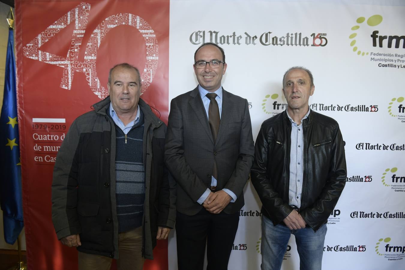 Pablo Calvo (Cevico Navero), Víctor Alonso (Fombellida) y José Arenal (S. Miguel del Arroyo) 