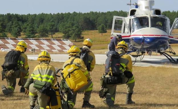 Los agentes de Camposagrado se preparan para el vulo.