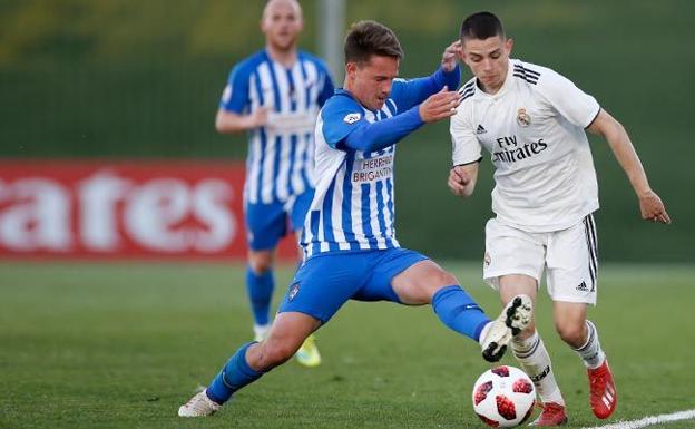 Un lance del partido disputado en el Alfredo Di Stefano. 