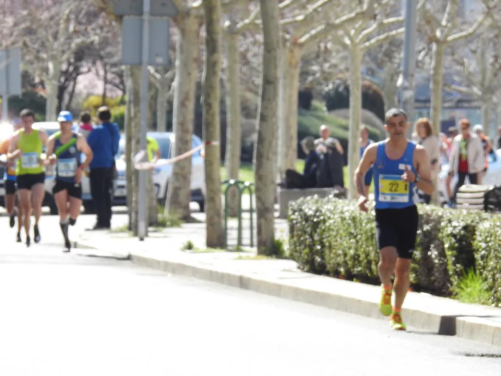 Las calles de León han acogido en la jornada dominical y con una gran participación su tradicional 'Media maratón'. La jornada se ha visto acompañada por el buen tiempo.