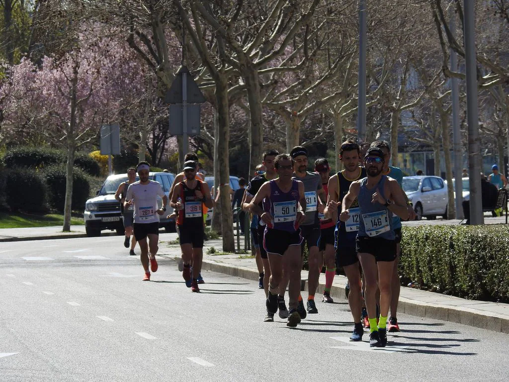 Las calles de León han acogido en la jornada dominical y con una gran participación su tradicional 'Media maratón'. La jornada se ha visto acompañada por el buen tiempo.