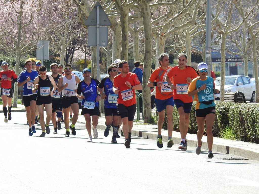 Las calles de León han acogido en la jornada dominical y con una gran participación su tradicional 'Media maratón'. La jornada se ha visto acompañada por el buen tiempo.