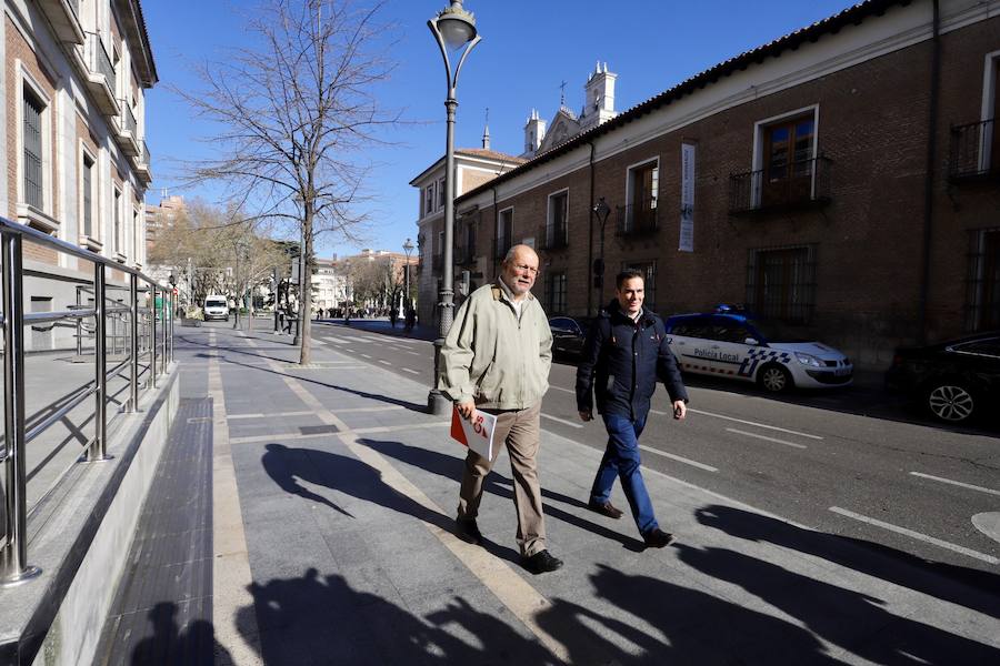 Fotos: Francisco Igea informa sobre su comparecencia ante la Fiscalía