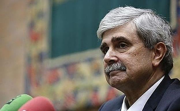 Juan Francisco García Marín, rector de la ULE.