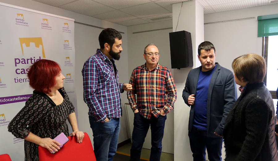 Fotos: Presentación de la coalición IUCyL, Anticapitalistas, Alternativa Republicana y PCA-Tierra Comunera