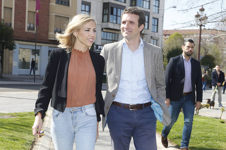 Fotos: Acto de precampaña electoral de Pablo Casado León