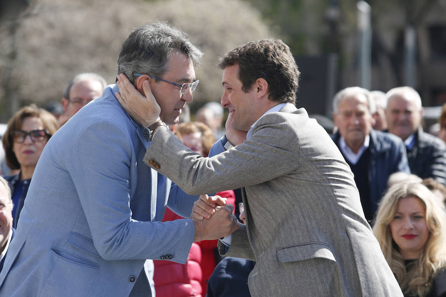 Fotos: Acto de precampaña electoral de Pablo Casado León