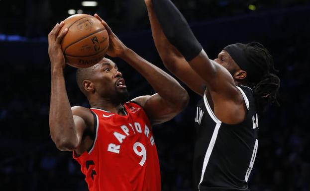 Serge Ibaka, durante el partido. 