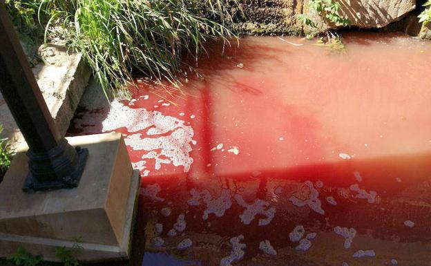 Vertido en el río Duero a su paso por Soria. 