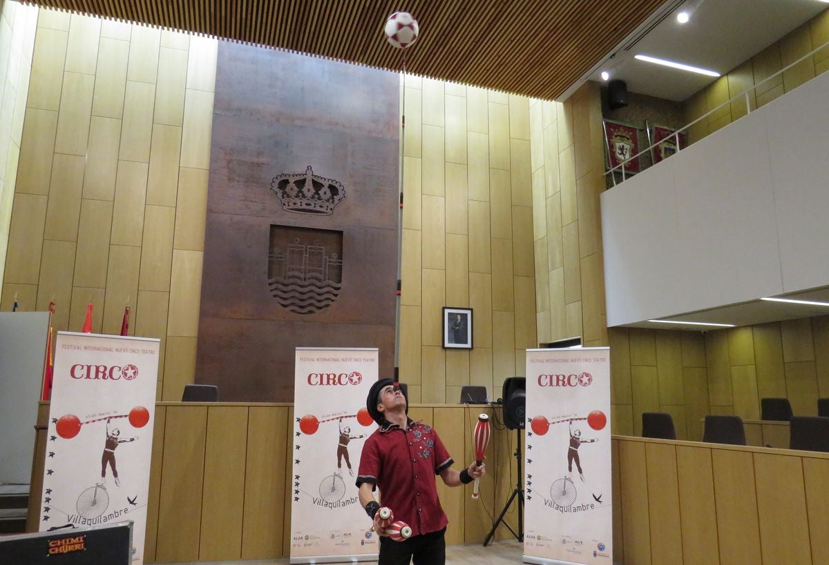 Fotos: Demostración del I Festival Internacional de Circo de Villaquilambre