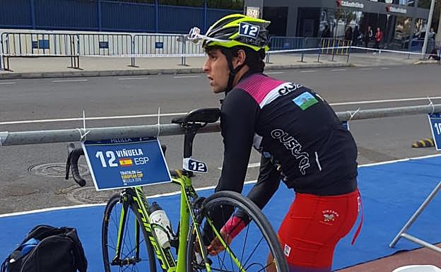 Kevin Tarek Viñuela, en la prueba de Melilla.