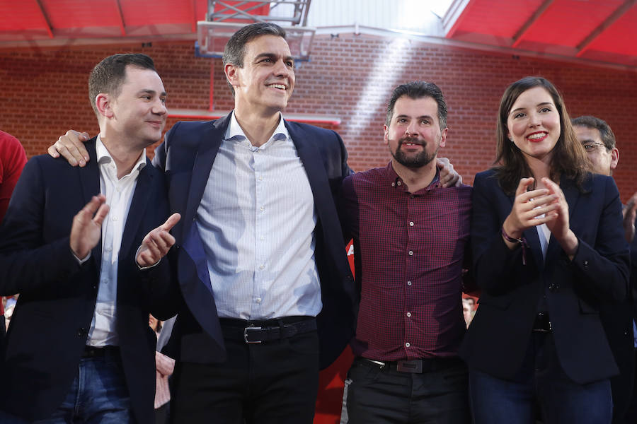 Fotos: Acto electoral de Pedro Sánchez en León