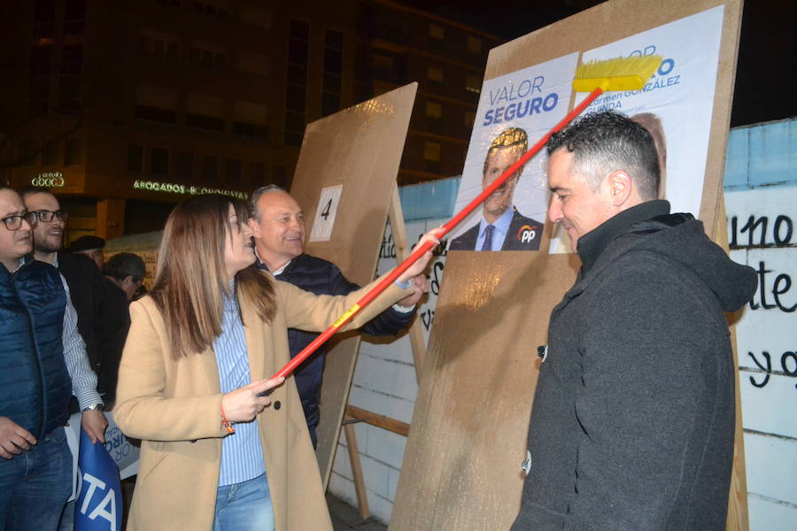 Roberto Mendo, Beatriz Coelho y Alfonso Arias, candidatos del PP. 