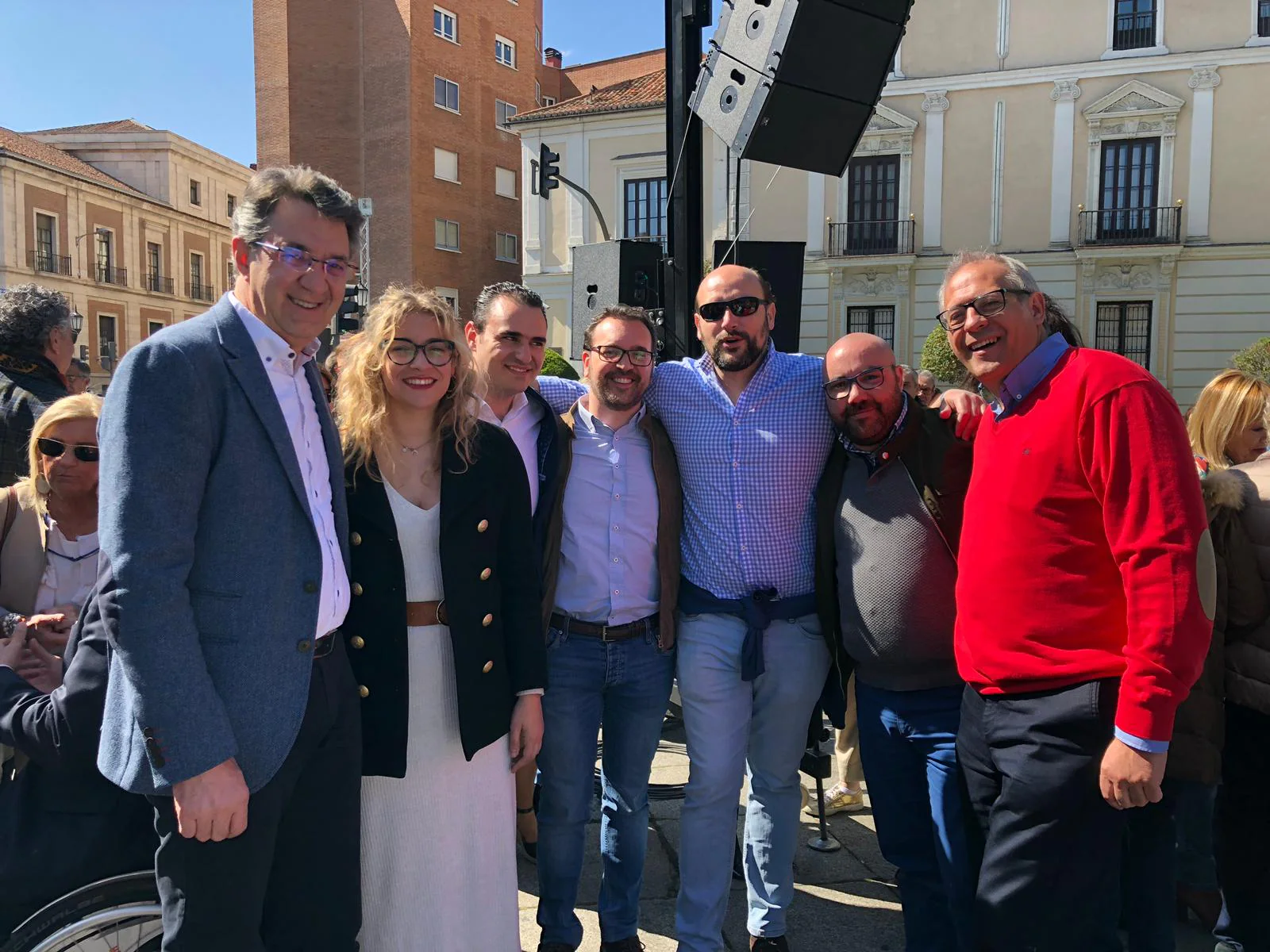 Candidatos y militantes leoneses se desplazaron a Valladolid al acto convocado por el Partido Popular 