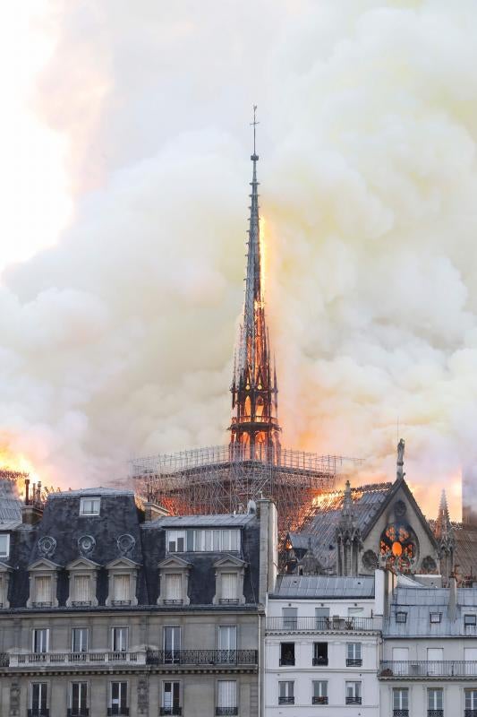 Fotos: El incendio de la catedral de Notre Dame, en imágenes