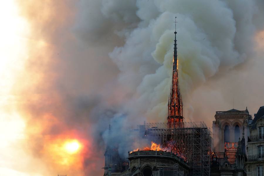 Fotos: Las imágenes del incendio de la Catedral de Notre Dame