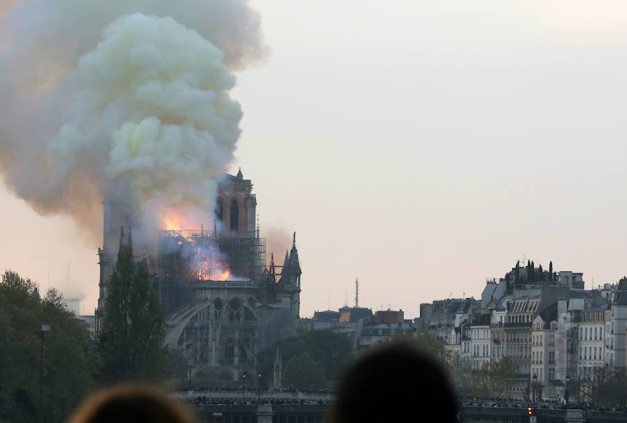 Fotos: Las imágenes del incendio de la Catedral de Notre Dame