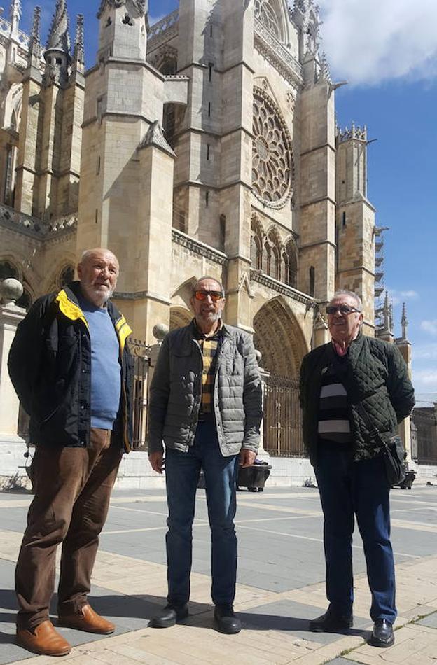 Los restauradores que permitieron a la Catedral recuperar su esplendor. 