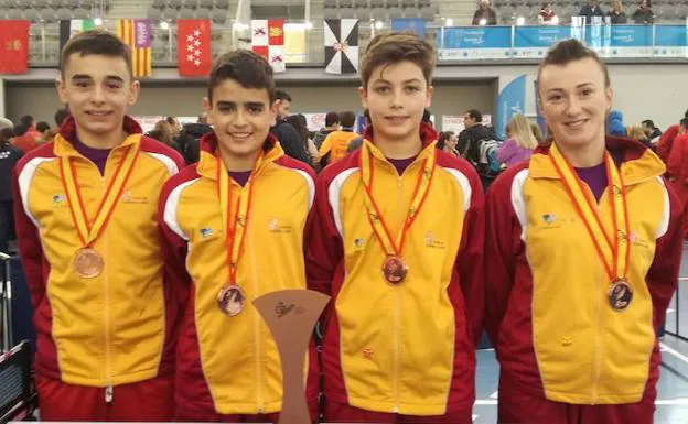 David Villanueva, bronce en los Campeonatos de España en edad escolar de Tenis de Mesa