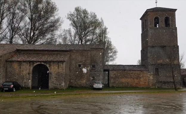 Nieve en la zona de Camposagrado.