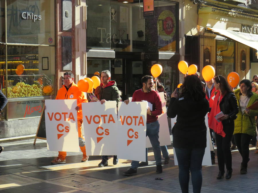 Fotos: Ciudadanos despide su campaña en el centro de León