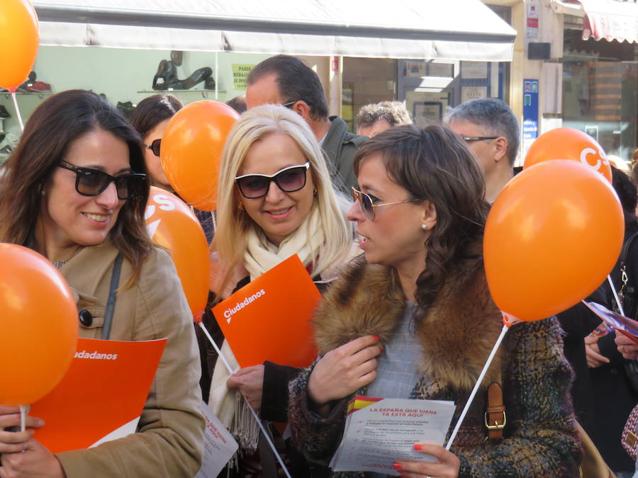 Fotos: Ciudadanos despide su campaña en el centro de León