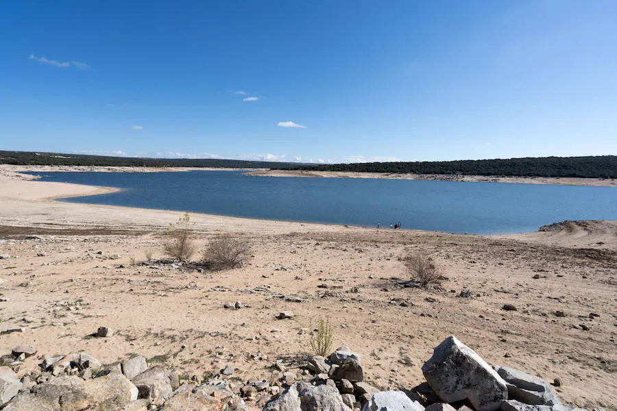 Estado en el que se encuentra el embalse de las Cogotas. 