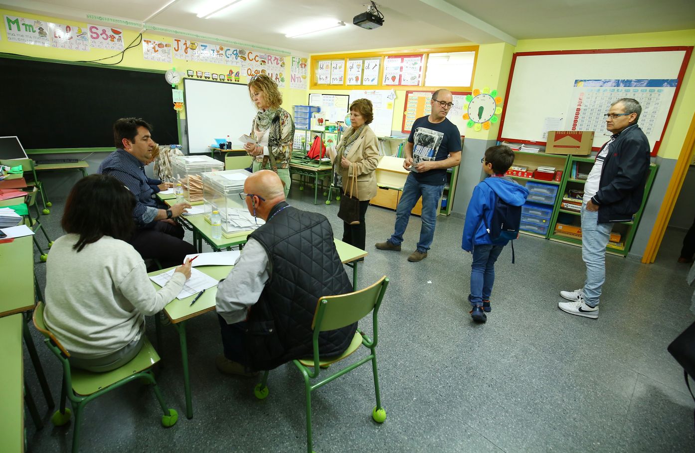 Jornada electoral en la capital leonesa.