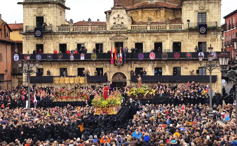 Uno de los moentos cumbres de la Semana Santa en León.