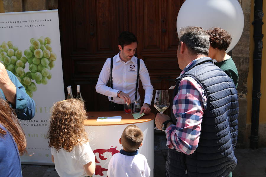 Fotos: El blanco albarín se promociona en León