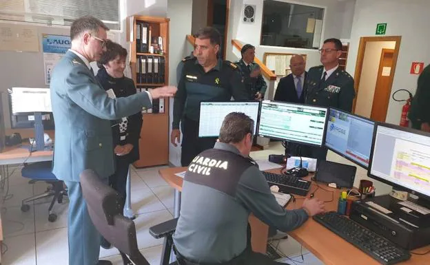 Imagen de la visita de la delegada del Gobierno en Castilla y León.