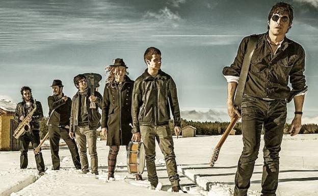 El grupo leonés «Delta Galgos» .