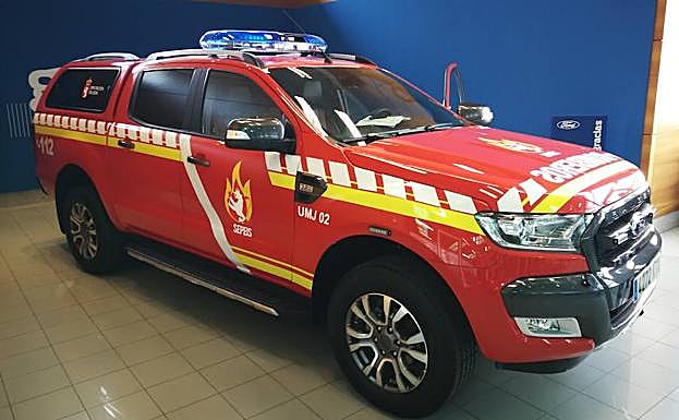 Imagen del primero vehículo que formará parte de la red provincial. 