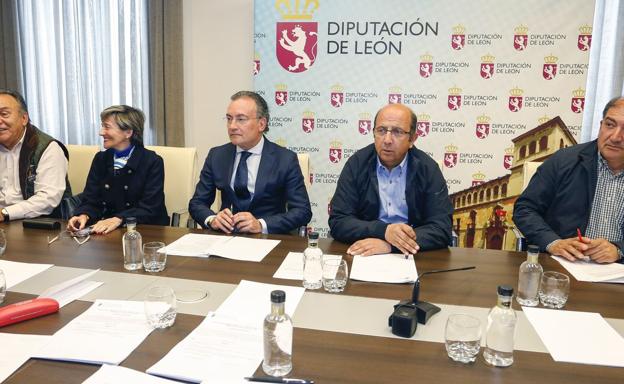 Un instante de la reunión del Consorcio celebrada este lunes.