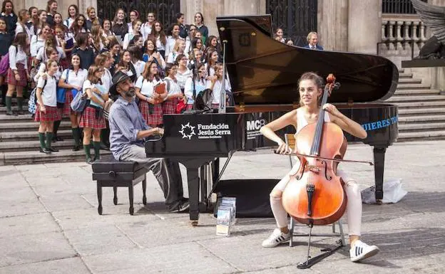 'Tu ciudad se llena de pianos' acercará la música a las calles de León el viernes de la mano de la Fundación Jesús Serra y el Concurso Maria Canals