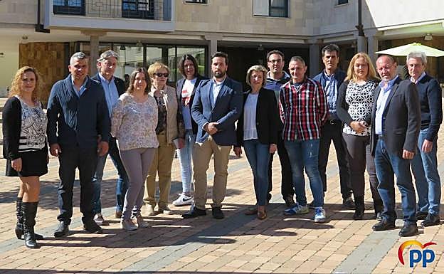 Integrantes de la lista del PP en Villadangos.