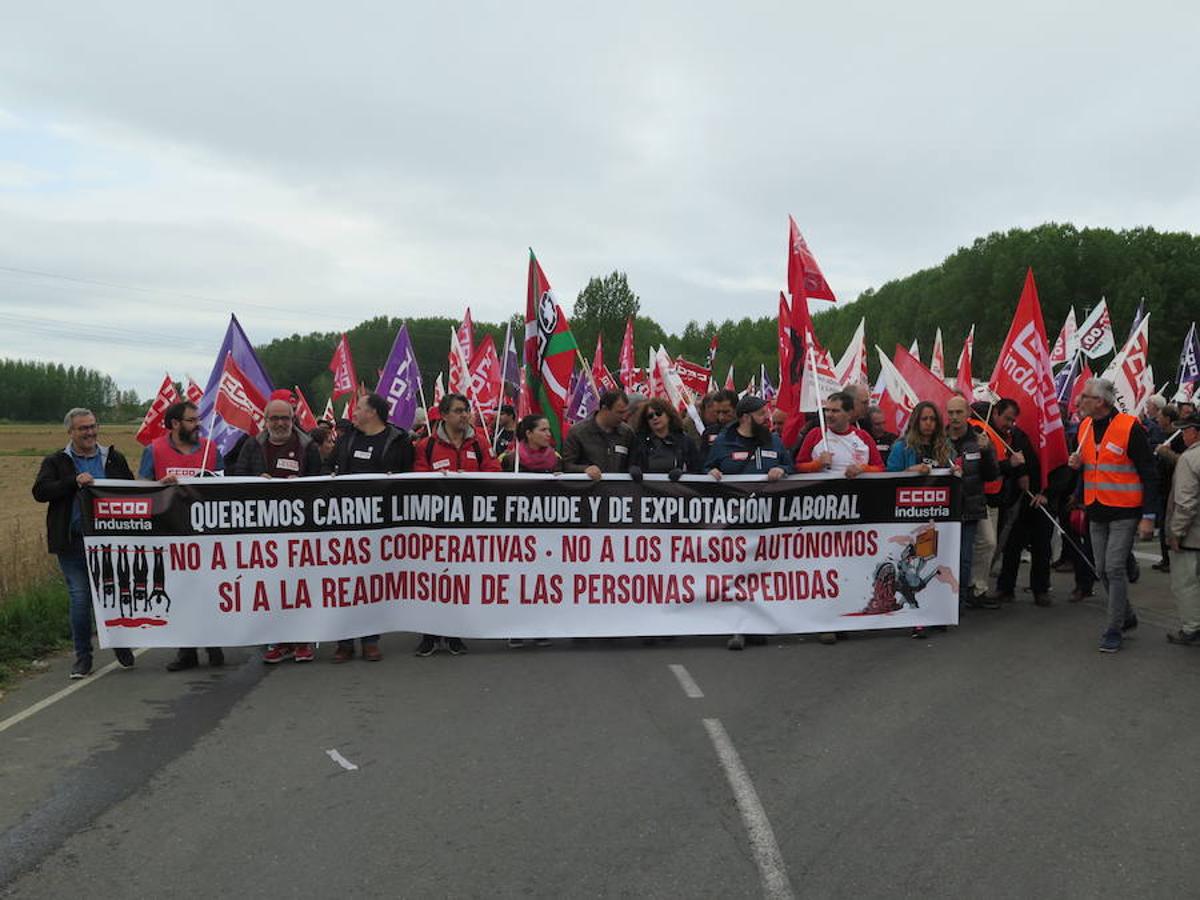 Fotos: Manifestación en Embutidos Rodríguez