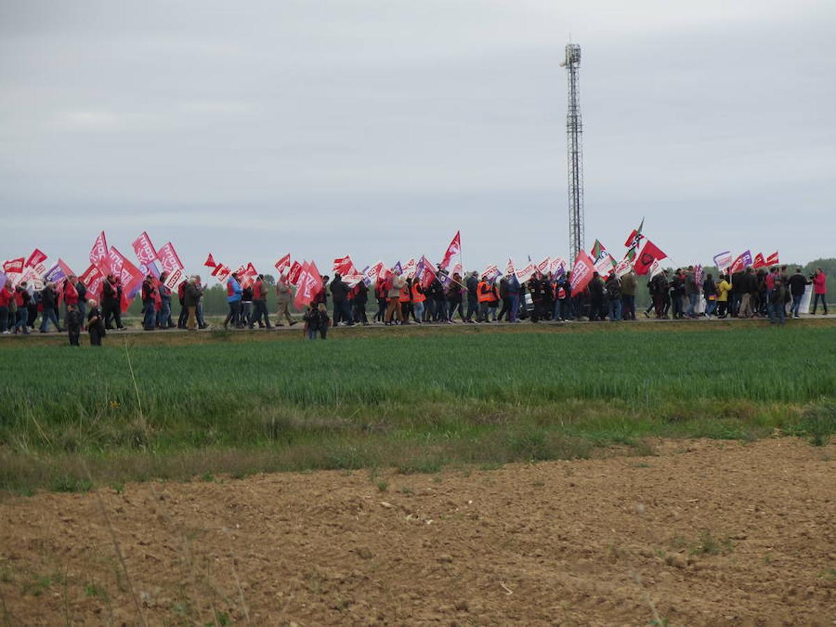 Fotos: Manifestación en Embutidos Rodríguez