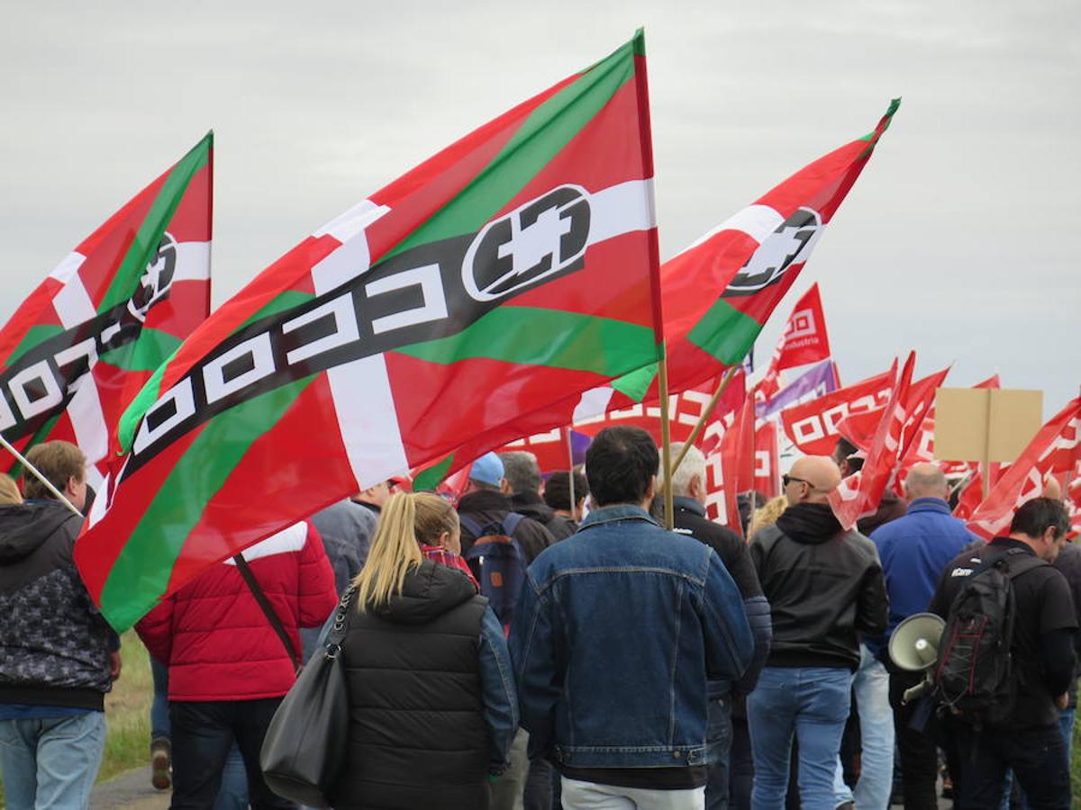 Fotos: Manifestación en Embutidos Rodríguez