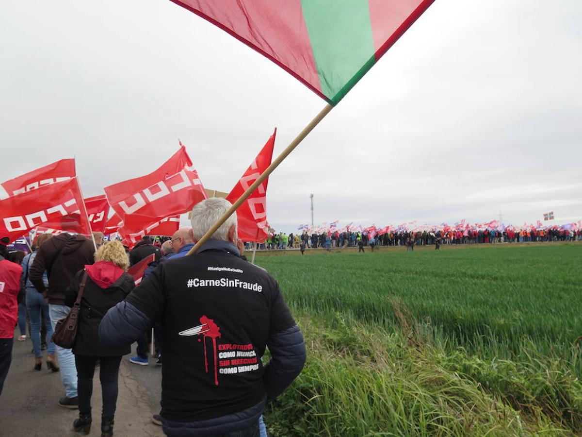 Fotos: Manifestación en Embutidos Rodríguez