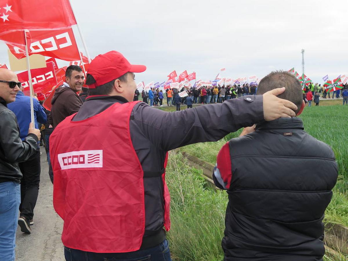 Fotos: Manifestación en Embutidos Rodríguez