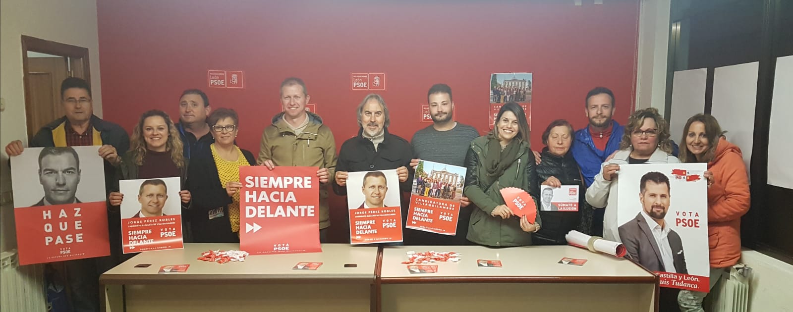 Fotos: Inicio de campaña del PSOE en Villaquilambre