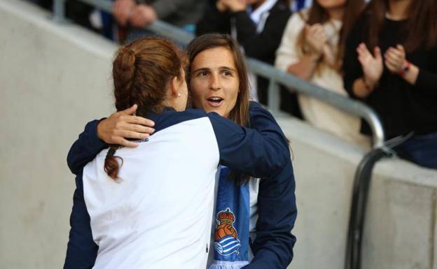 La capitana de la Real Sociedad, Sandra Ramajo. 