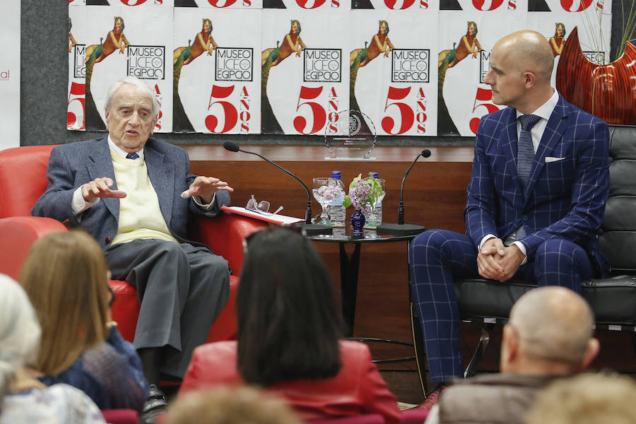 Fotos: Cristóbal Halffter recoge el premio Museo Liceo Egipcio de la Música