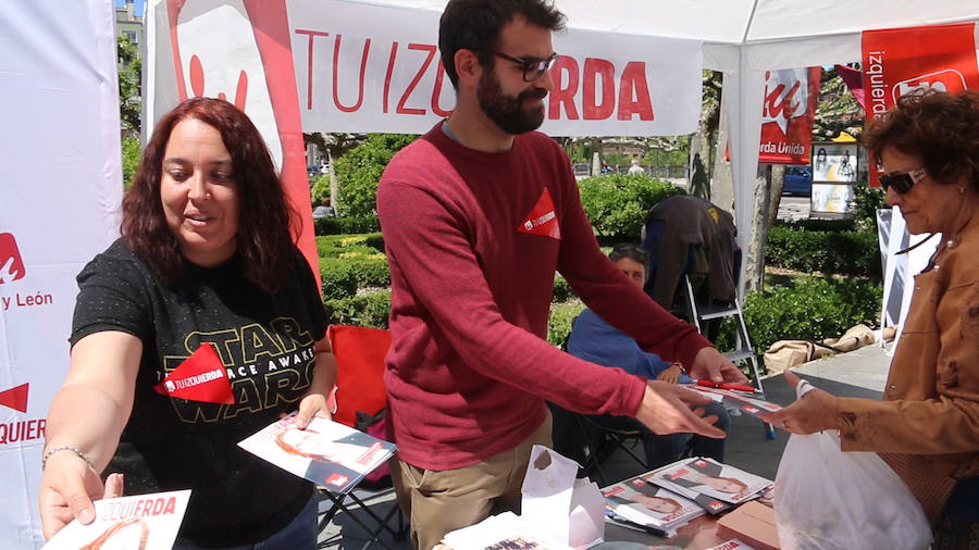 Fotos: El rastro de León, campo de batalla electoral