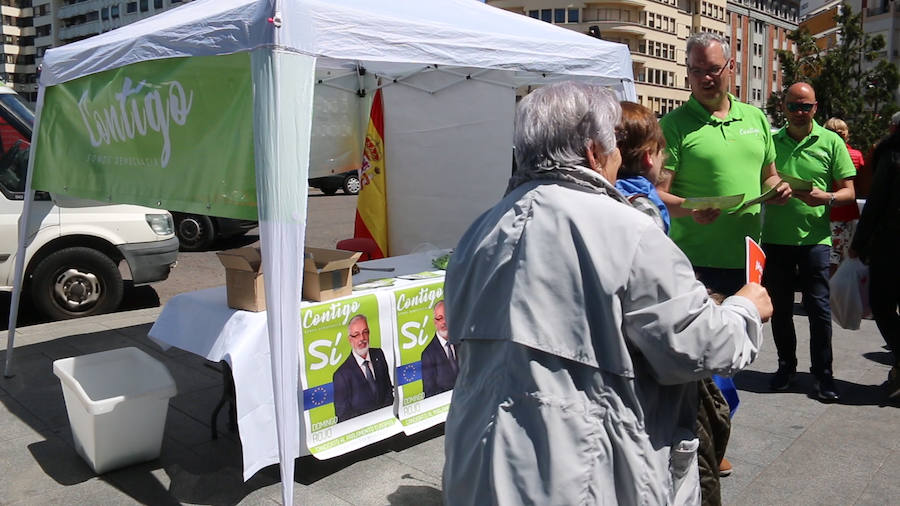 Fotos: El rastro de León, campo de batalla electoral