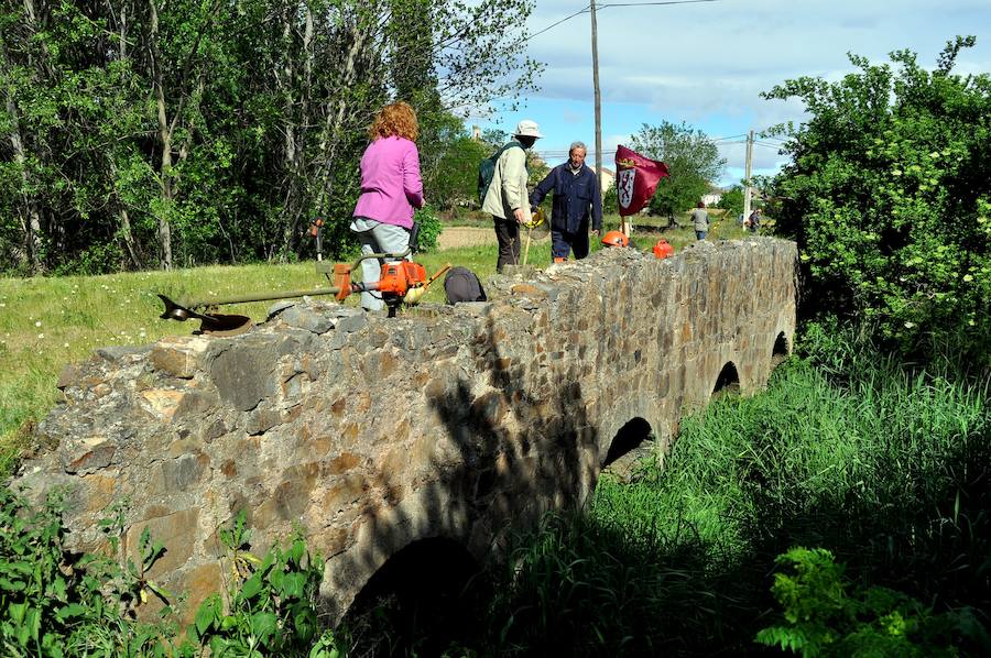 Fotos: Concluye la recuperación del tramo Palacios-La Bañeza de la calzada romana que unía Astorga y Zaragoza