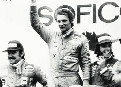 Imagen secundaria 1 - Adiós a Niki Lauda, el piloto que desafió a la muerte